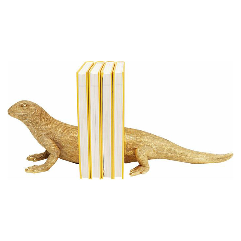 Держатель для книг фигурка Ящерица Lizard Золотой Держатель для книг фигурка Ящерица Lizard Золотой в Грозном | Loft Concept
