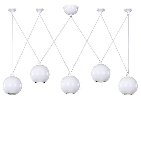 Подвесной светильник Multisphere Pendant White 5 Подвесной светильник Multisphere Pendant White 5 в Грозном | Loft Concept