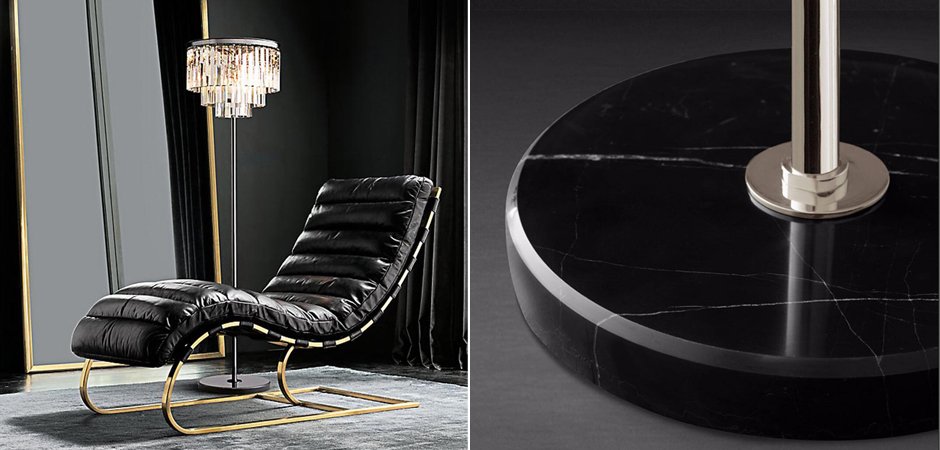 Торшер RH Odeon Floor Lamp Chrome Торшер RH Odeon Floor Lamp Chrome - Loft-Concept в Грозном