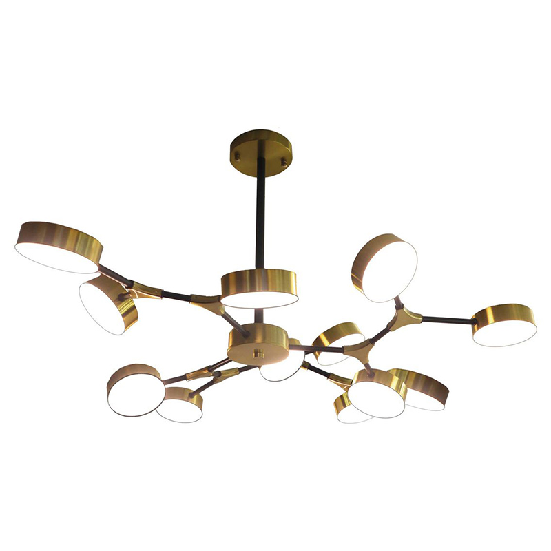 Люстра Maelys Chandelier 12 Белый Золотой Люстра Maelys Chandelier 12 Белый Золотой в Грозном | Loft Concept