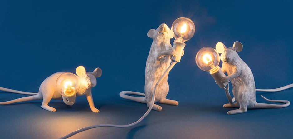 Настольная лампа Seletti Mouse Настольная лампа Seletti Mouse - Loft-Concept в Грозном