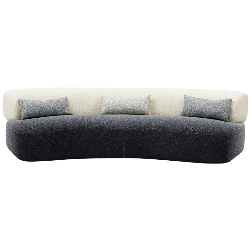 Диван Gradient Grey Beige Sofa Серый Молочный Диван Gradient Grey Beige Sofa Серый Молочный в Грозном | Loft Concept