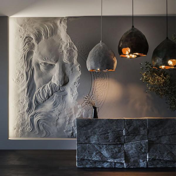 Барельеф STONEMAN  в Грозном | Loft Concept 