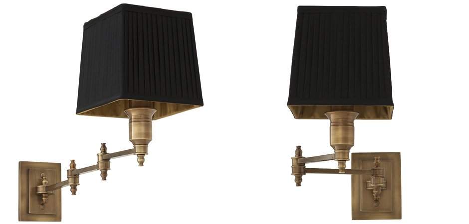 Бра Wall Lamp Lexington Swing Brass+Black Бра Wall Lamp Lexington Swing Brass+Black - Loft-Concept в Грозном