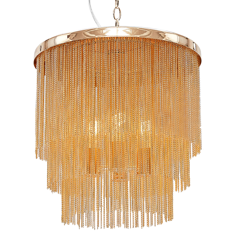 Люстра Atlantis Chain Cascade Bronze Chandelier Бронза Люстра Atlantis Chain Cascade Bronze Chandelier Бронза в Грозном | Loft Concept