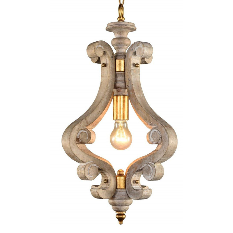 Подвесной светильник Santu Provence Hanging lamp Бежево-серый Подвесной светильник Santu Provence Hanging lamp Бежево-серый в Грозном | Loft Concept
