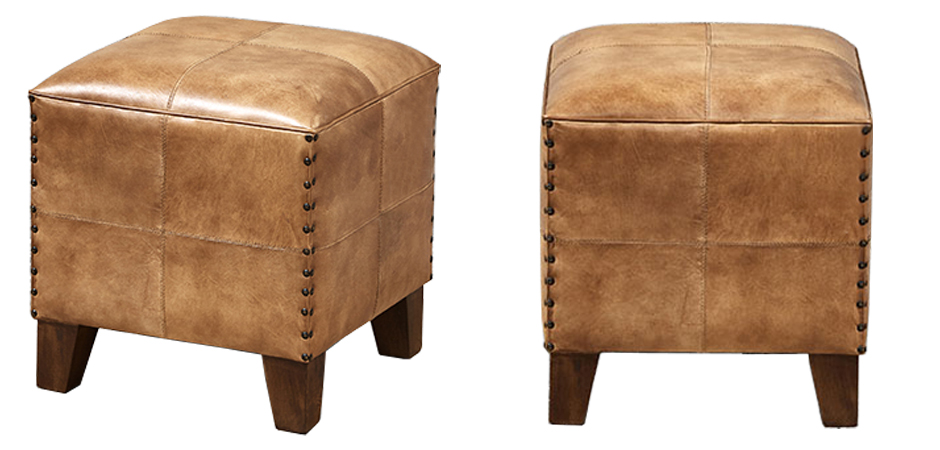 Пуф Leather Cube Puff Пуф Leather Cube Puff - Loft-Concept в Грозном