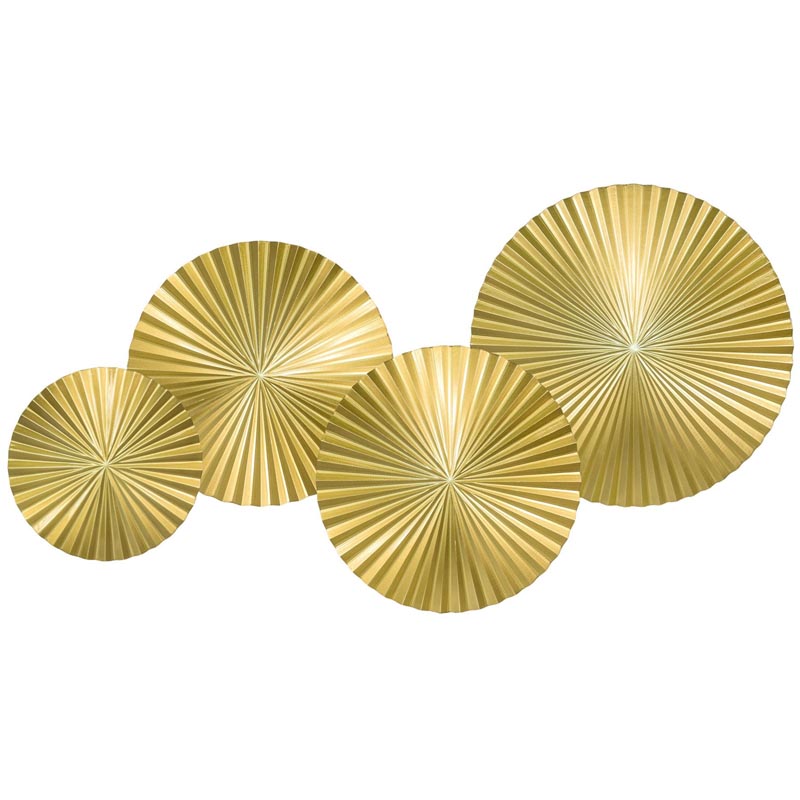 Арт-объект Apollo Gold Wall Plaque Disc 4 Золотой Арт-объект Apollo Gold Wall Plaque Disc 4 Золотой в Грозном | Loft Concept