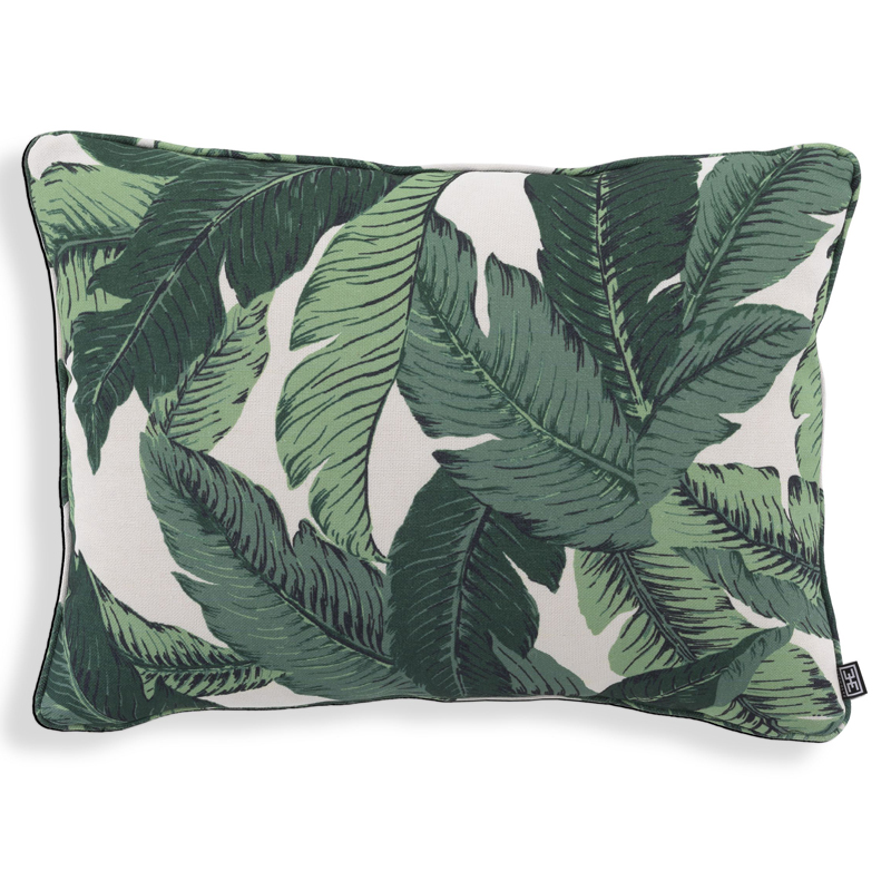 Подушка Eichholtz Pillow Mustique s Белый Зеленый Подушка Eichholtz Pillow Mustique s Белый Зеленый в Грозном | Loft Concept