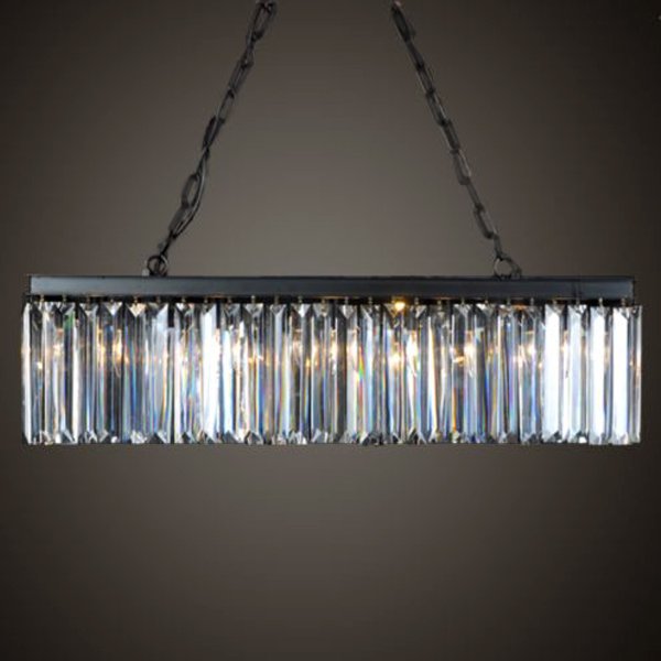 Люстра RH 1920 s ODEON Clear Glass Iron 90  в Грозном | Loft Concept 