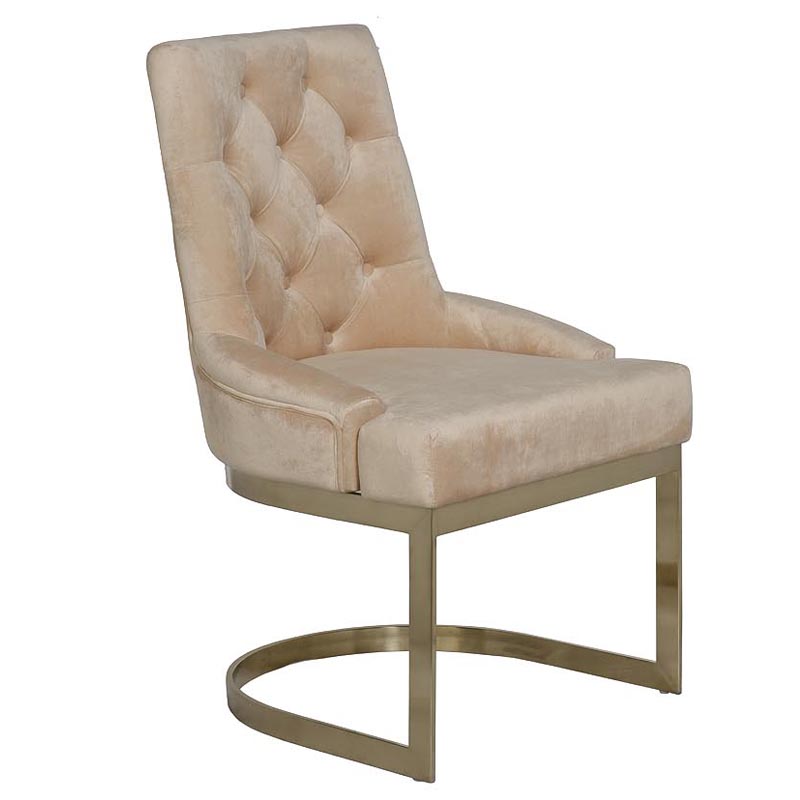 Стул Famos Chair beige Бежевый Золотой Стул Famos Chair beige Бежевый Золотой в Грозном | Loft Concept