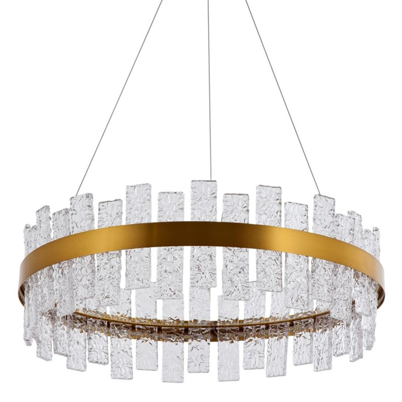 Светодиодная Люстра Bronze Ring с Хрустальными вставками Бронза в Грозном | Loft Concept 