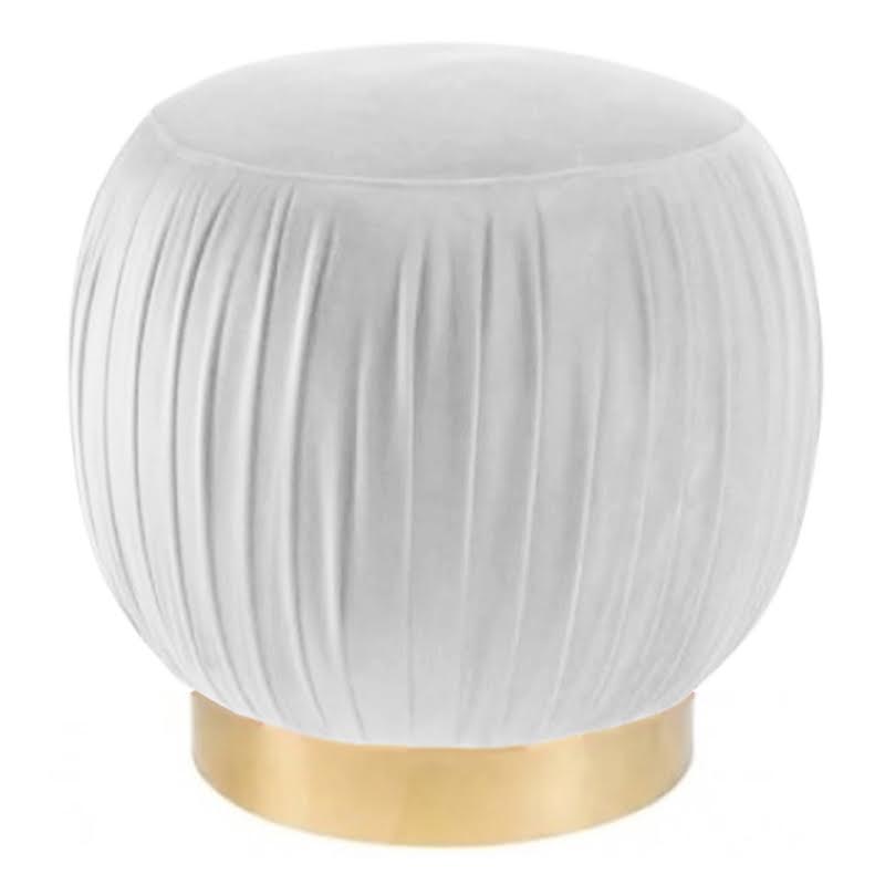 Оттоманка Art Deco Turban white Золотой Оттоманка Art Deco Turban white Золотой в Грозном | Loft Concept