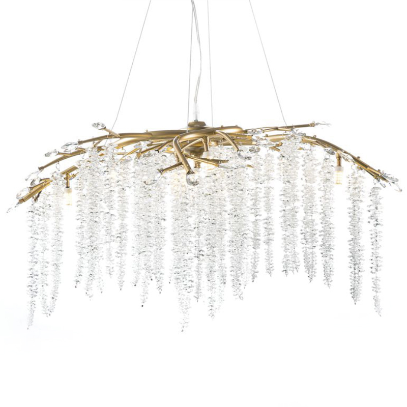 Люстра Orabel Led Chandelier Золотой Прозрачный (Transparent) Люстра Orabel Led Chandelier Золотой Прозрачный (Transparent) в Грозном | Loft Concept