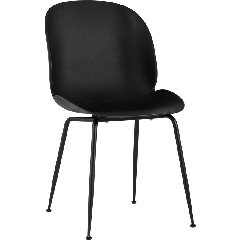 Стул Пластиковый Черный цвет Vendramin Chair Черный Стул Пластиковый Черный цвет Vendramin Chair Черный в Грозном | Loft Concept