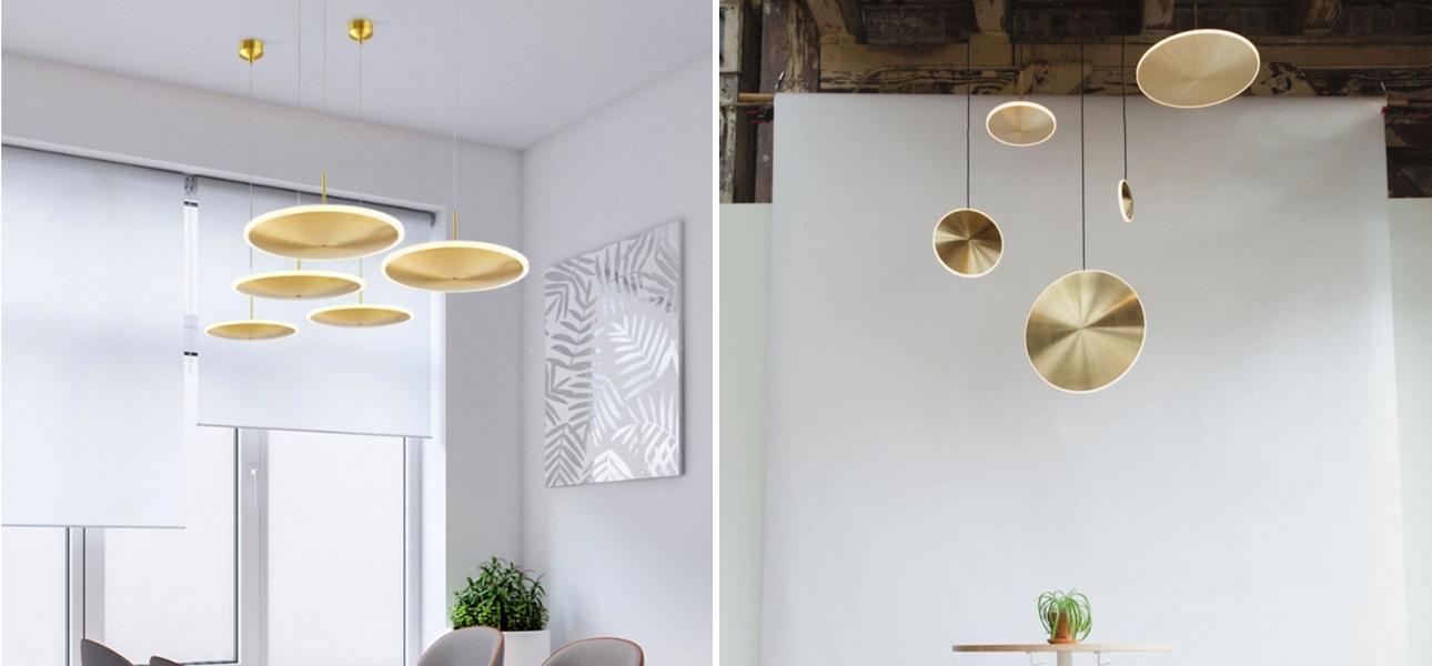 Светильник Chrona by Graypants D40 Gold Vertical - фото