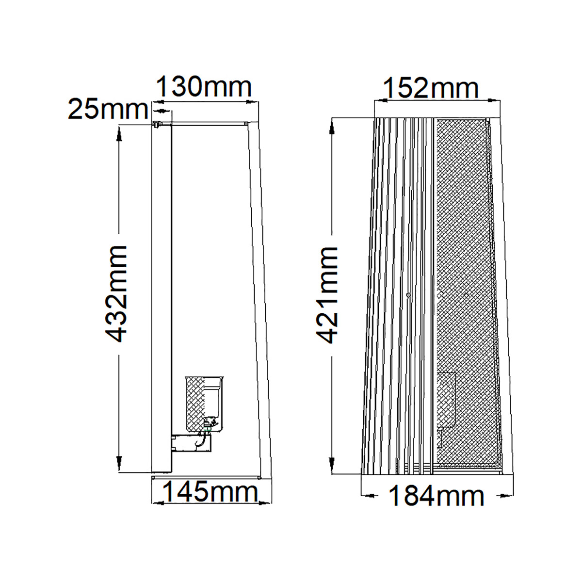 Бра с черными вертикальными линиями Kichler в Грозном
