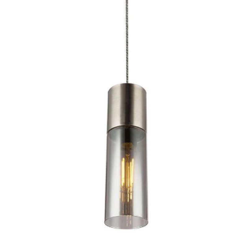 Подвесной светильник Cylinder Plafond nickel Дымчатый (Smoke) Никель Подвесной светильник Cylinder Plafond nickel Дымчатый (Smoke) Никель в Грозном | Loft Concept