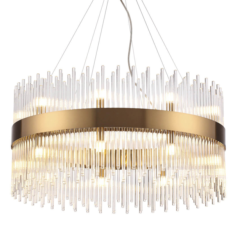 Люстра Nembus Lynn Chandelier Бронза Прозрачный Люстра Nembus Lynn Chandelier Бронза Прозрачный в Грозном | Loft Concept