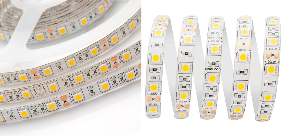 Светодиодная влагозащищенная лента 60Led/m 5050SMD дневной белый 5M Светодиодная влагозащищенная лента 60Led/m 5050SMD дневной белый 5M - Loft-Concept в Грозном