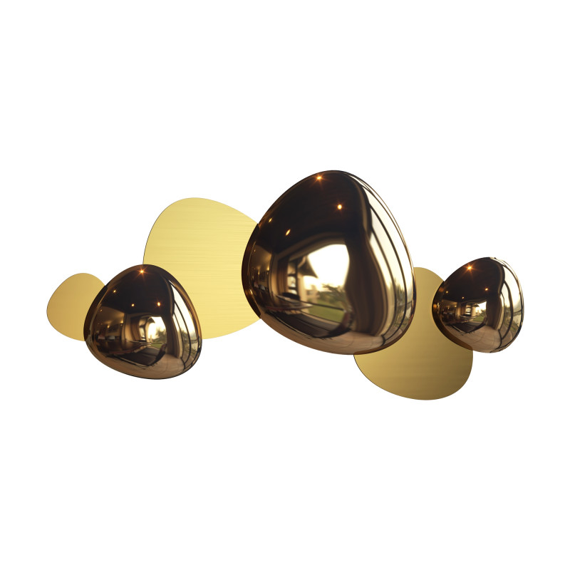 Бра Gold Matt & Gloss 2 Глянцевое золото матовое золото Бра Gold Matt & Gloss 2 Глянцевое золото матовое золото в Грозном | Loft Concept