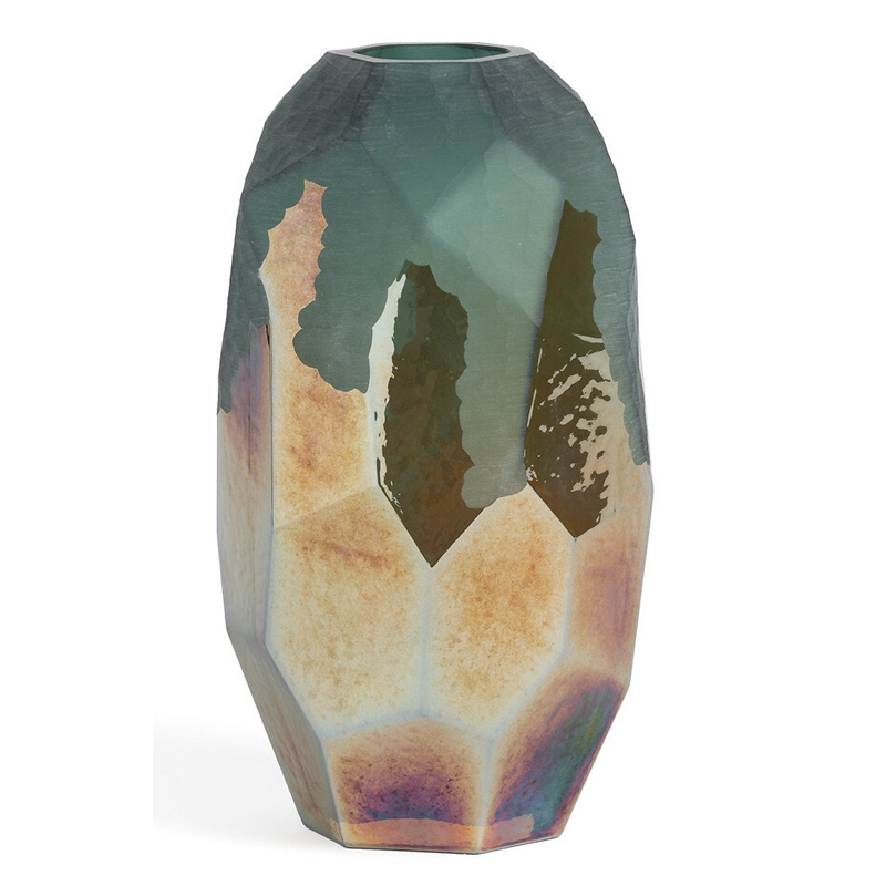 Ваза Giacomo Vase 35 Зеленый Золотой Ваза Giacomo Vase 35 Зеленый Золотой в Грозном | Loft Concept