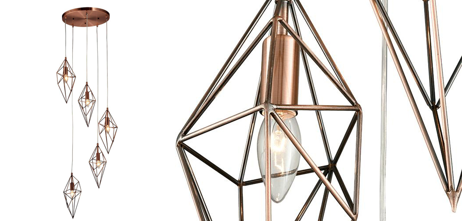 Люстра Volumetric Polygons Copper Люстра Volumetric Polygons Copper - Loft-Concept в Грозном