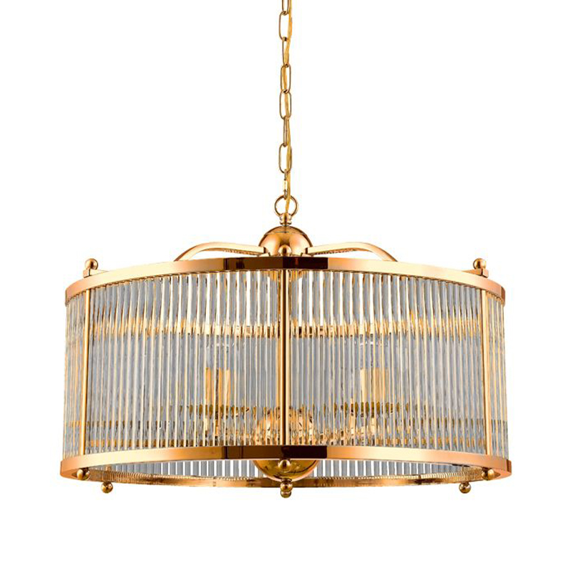 Люстра Gorden Gold Chandelier Золотой Прозрачное Стекло Люстра Gorden Gold Chandelier Золотой Прозрачное Стекло в Грозном | Loft Concept