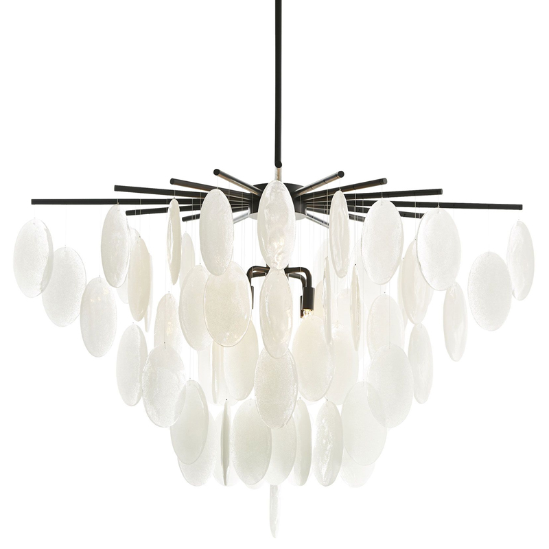 Люстра Arteriors TIFFANY CHANDELIER Черный Прозрачный Люстра Arteriors TIFFANY CHANDELIER Черный Прозрачный в Грозном | Loft Concept