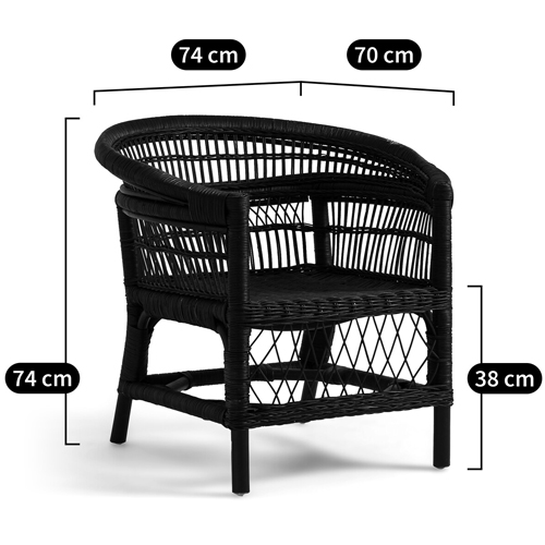 Кресло из ротанга Amadis Rattan Armchair Кресло из ротанга Amadis Rattan Armchair в Грозном