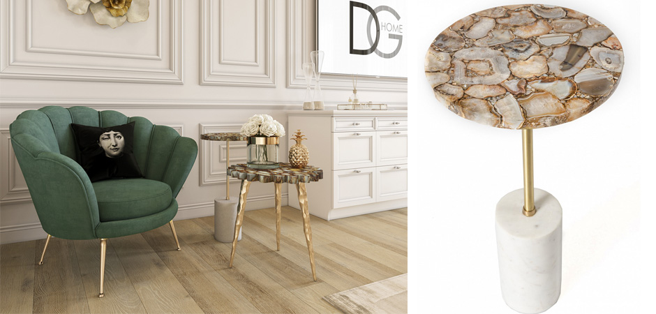 Приставной столик Agate & Marble Приставной столик Agate & Marble - Loft-Concept в Грозном