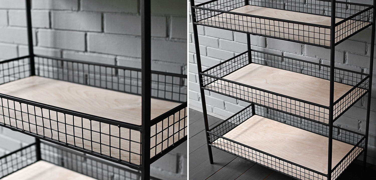 Стеллаж Keith Industrial Metal Rust Rack - фото