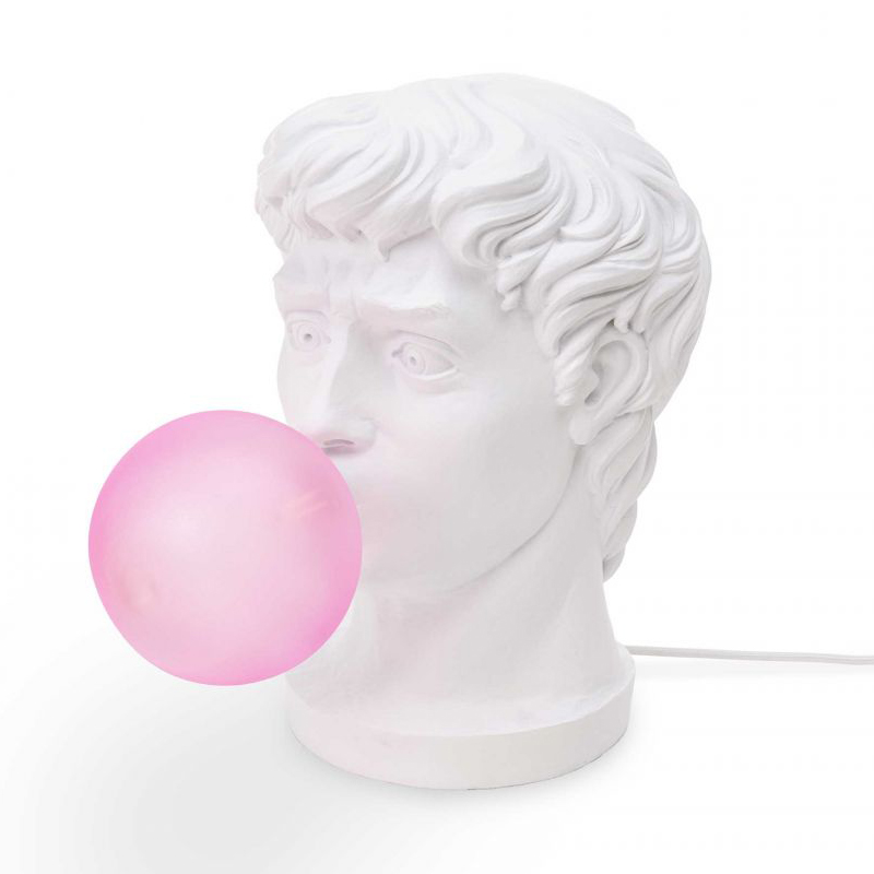 Настольная лампа Seletti Wonder times Белый Розовый Настольная лампа Seletti Wonder times Белый Розовый в Грозном | Loft Concept