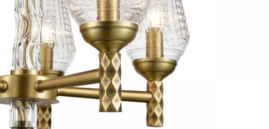 Люстра Ribbed Chandelier Люстра Ribbed Chandelier - Loft-Concept в Грозном