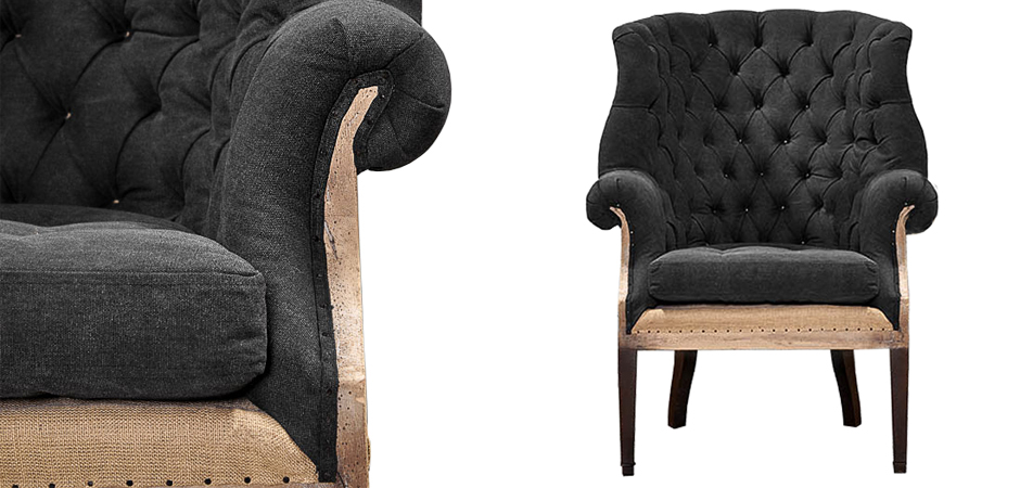 Кресло Gamilton Armchair Graphite Кресло Gamilton Armchair Graphite - Loft-Concept в Грозном