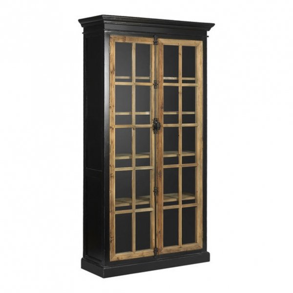 Шкаф-витрина Holland Rack Черный Шкаф-витрина Holland Rack Черный в Грозном | Loft Concept