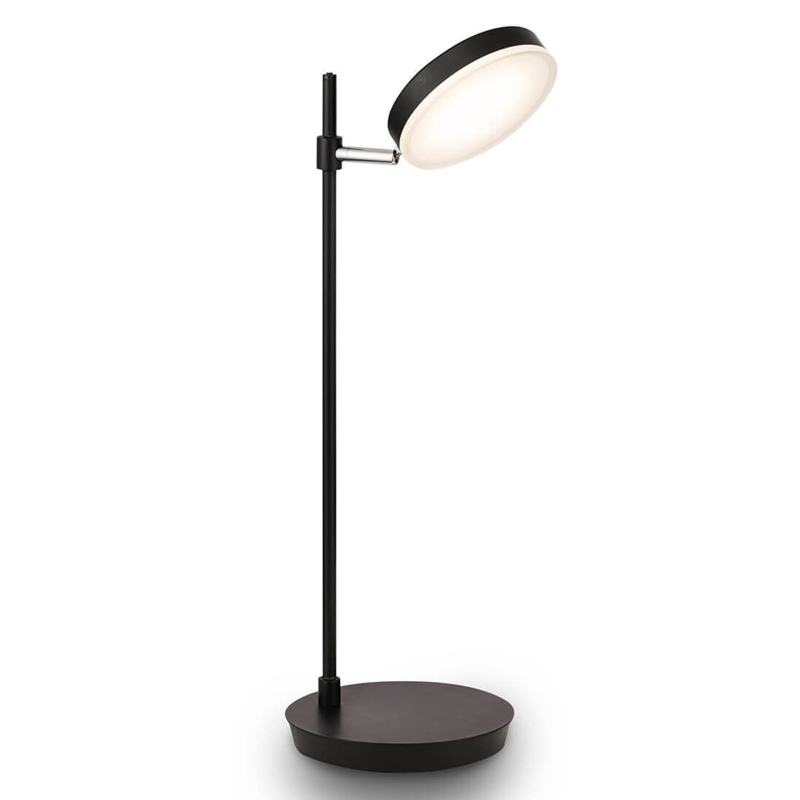 Настольная лампа Maxine Light Table Lamp Черный Белый в Грозном | Loft Concept 