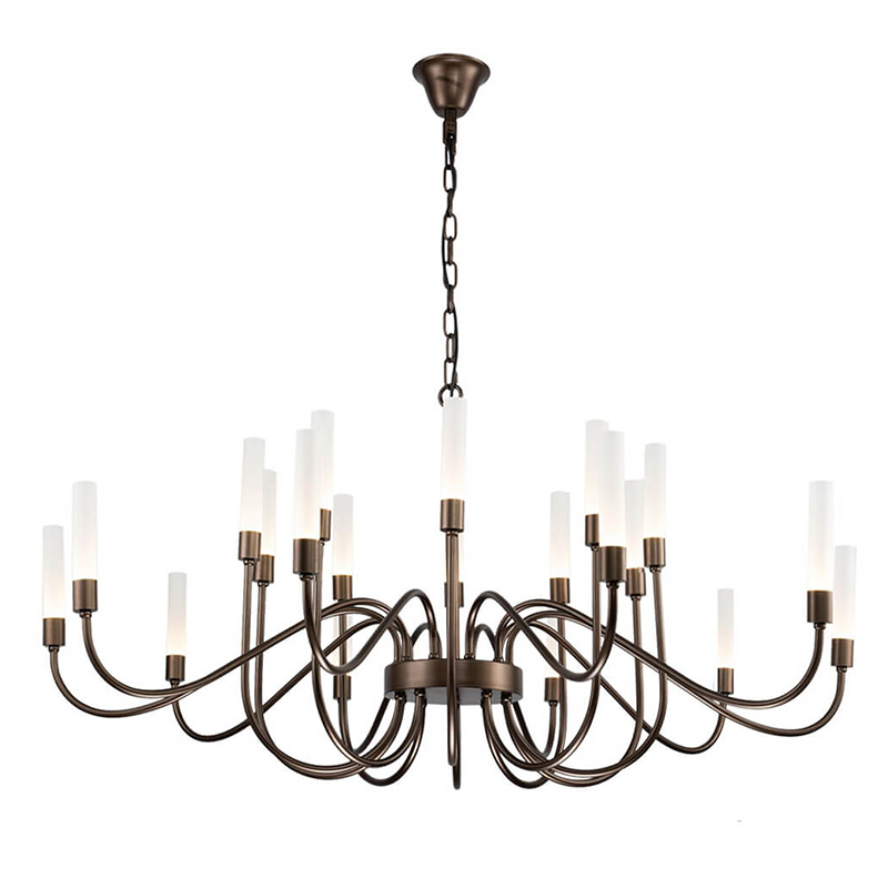 Люстра Faiber Brown Chandelier Коричневый Люстра Faiber Brown Chandelier Коричневый в Грозном | Loft Concept