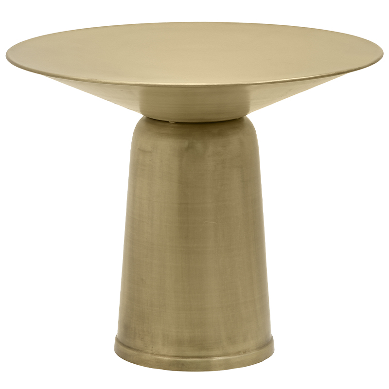 Круглый обеденный металлический стол Modern Caldron Metal Dining Table Золотой Круглый обеденный металлический стол Modern Caldron Metal Dining Table Золотой в Грозном | Loft Concept