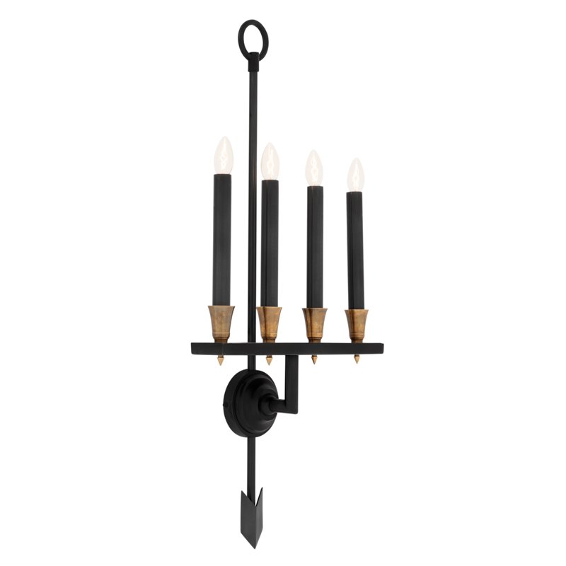 Бра Eichholtz Wall Lamp Gaillard Темная бронза Латунь Античная полированная Бра Eichholtz Wall Lamp Gaillard Темная бронза Латунь Античная полированная в Грозном | Loft Concept