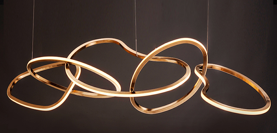 Unfolded Hanging RING Gold Unfolded Hanging RING Gold - Loft-Concept в Грозном