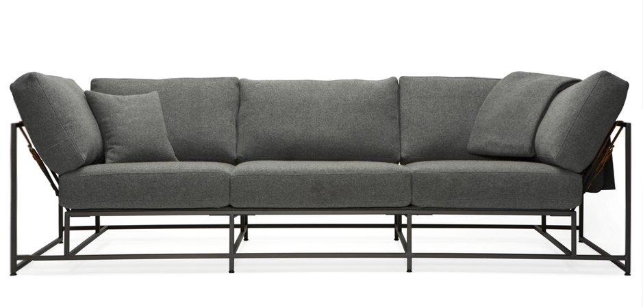 Диван Grey Wool Sofa Диван Grey Wool Sofa - Loft-Concept в Грозном