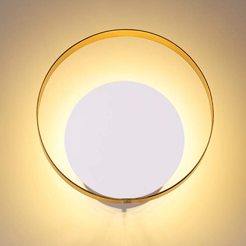 Бра Globo Ocular Sconce Circle White Золотой Белый Бра Globo Ocular Sconce Circle White Золотой Белый в Грозном | Loft Concept