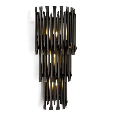 Бра MATHENY III WALL LAMP by DELIGHTFULL Black Черный матовый Бра MATHENY III WALL LAMP by DELIGHTFULL Black Черный матовый в Грозном | Loft Concept