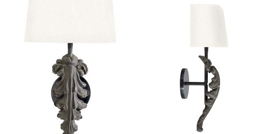 Бра Eichholtz Wall Lamp Beau Site Antique green+White Бра Eichholtz Wall Lamp Beau Site Antique green+White - Loft-Concept в Грозном