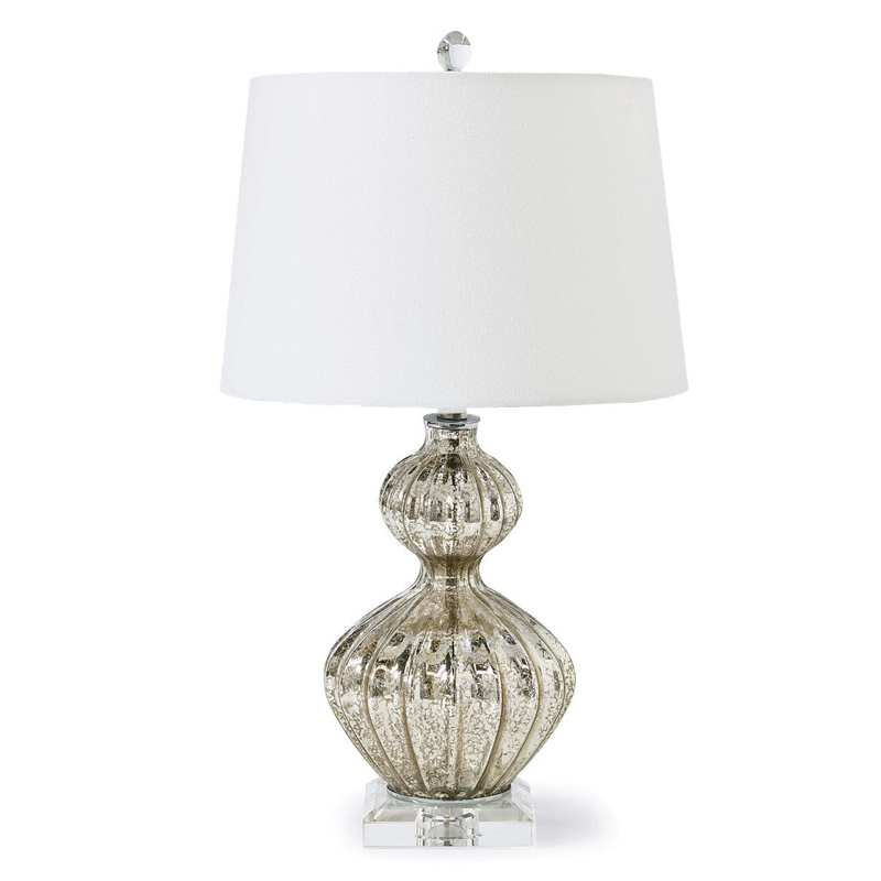 Настольная лампа Loraine Silver Table lamp Серебряный Настольная лампа Loraine Silver Table lamp Серебряный в Грозном | Loft Concept