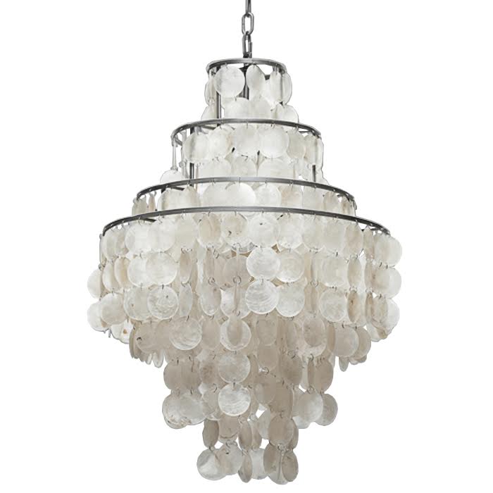Люстра SHELL Chandelier 50 Белый Люстра SHELL Chandelier 50 Белый в Грозном | Loft Concept