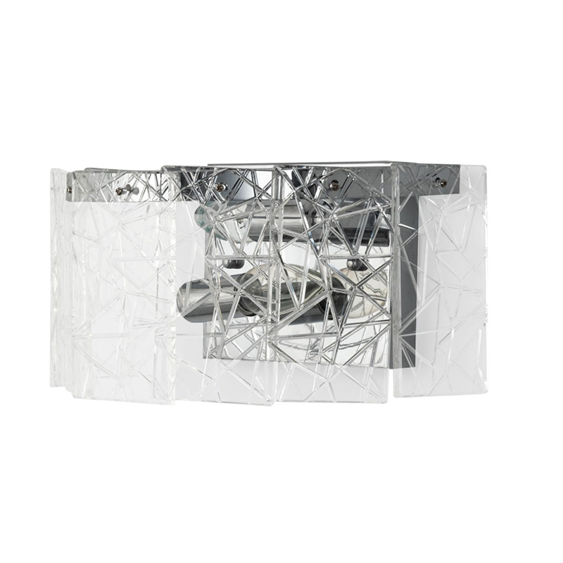 Бра Alvaro Crystal Wall Lamp Прозрачный Хром Бра Alvaro Crystal Wall Lamp Прозрачный Хром в Грозном | Loft Concept