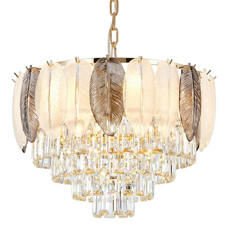 Люстра Crystal in Petals Chandelier 51 Глянцевое золото Люстра Crystal in Petals Chandelier 51 Глянцевое золото в Грозном | Loft Concept