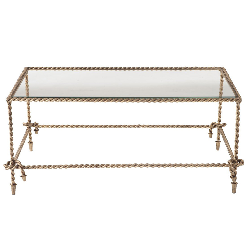 Кофейный стол Golden pigtail Золотой Кофейный стол Golden pigtail Золотой в Грозном | Loft Concept